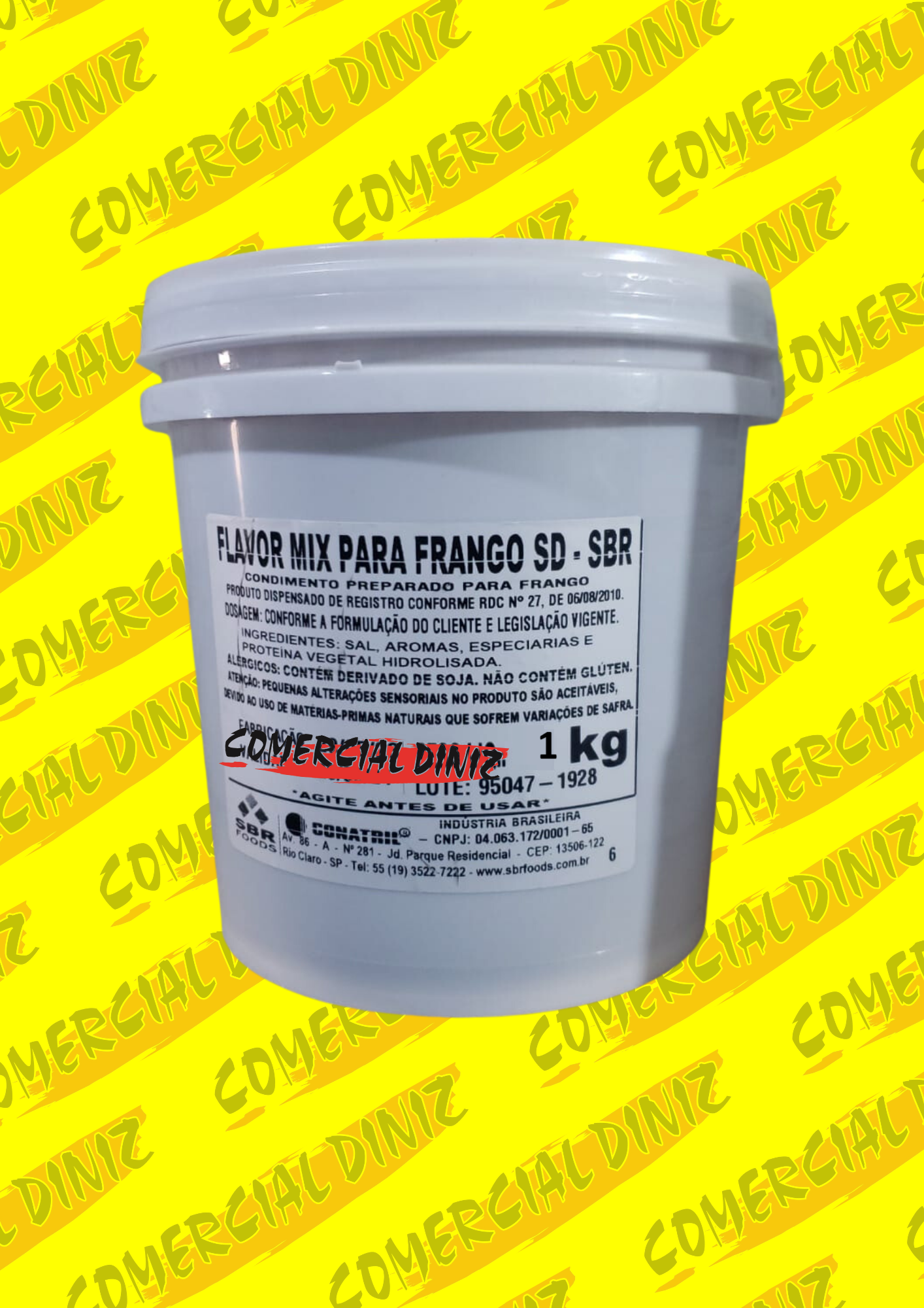 TEMPERO P/FRANGO IBRAC MASTER II POTE KL (USO 1KL P/ 40 KLS+ 20%AGUA)